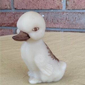 Fenton Hand Painted and Signed Duck